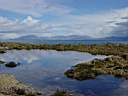 Rock pool and Arran.JPG